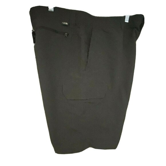 The North Face Other - North Face Mens Dark Gray Cargo Nylon Shorts 36" Zip Pockets Lightweight Logo
